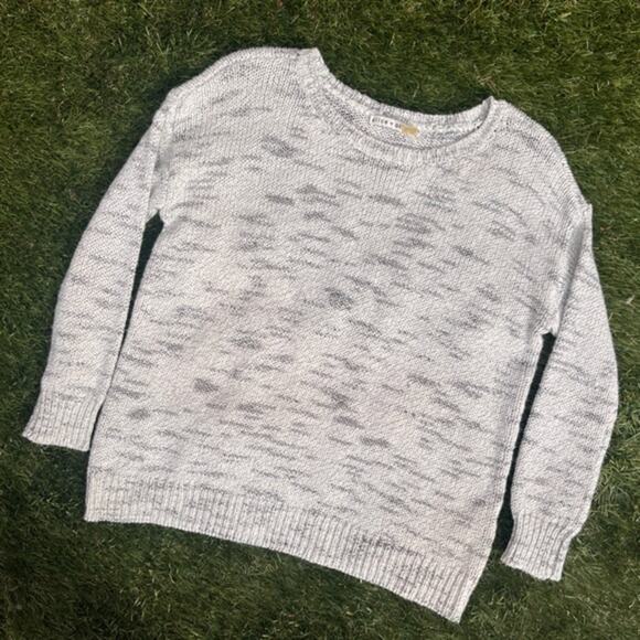 Alice + Olivia Nathan Preppy Crewneck Chunky Knitted Women’s Long Sleeve Sweater - Picture 1 of 8